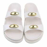 Damen Pantoletten - white