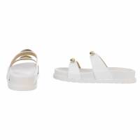 Damen Pantoletten - white