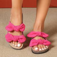 Damen Pantoletten - fuchsia