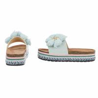 Damen Pantoletten - green