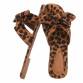 Damen Pantoletten - leopard