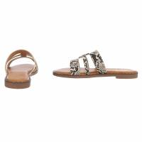 Damen Pantoletten - snake