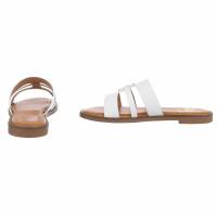 Damen Pantoletten - white