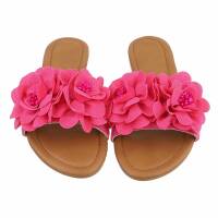 Damen Pantoletten - fuschia