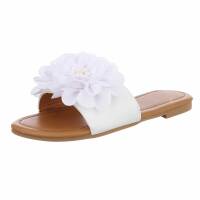 Damen Pantoletten - white