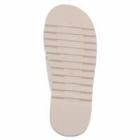 Damen Pantoletten - beige