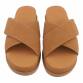 Damen Pantoletten - camel