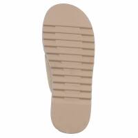 Damen Pantoletten - khaki