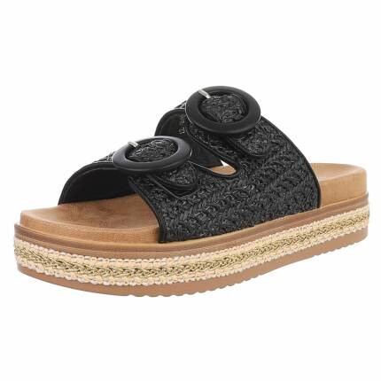 Damen Pantoletten - black