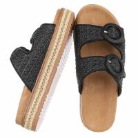 Damen Pantoletten - black