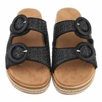 Damen Pantoletten - black