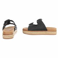 Damen Pantoletten - black