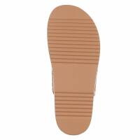 Damen Pantoletten - camel
