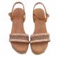 Damen Keilsandaletten - brown