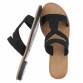 Damen Flache Sandalen - black