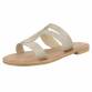 Damen Flache Sandalen - gold