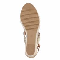 Damen Keilsandaletten - gold