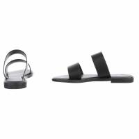 Damen Flache Sandalen - black