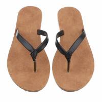 Damen Flache Sandalen - black