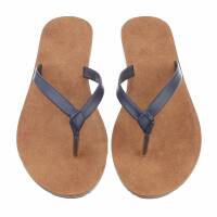 Damen Flache Sandalen - dkblue