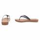 Damen Flache Sandalen - dkblue