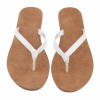 Damen Flache Sandalen - white