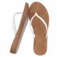 Damen Flache Sandalen - white