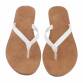 Damen Flache Sandalen - white