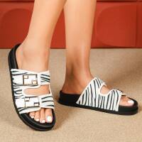 Damen Pantoletten - whitezebra