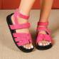 Damen Keilsandaletten - fushia