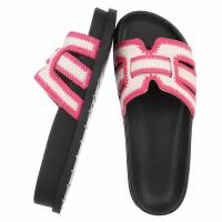 Damen Pantoletten - fushia