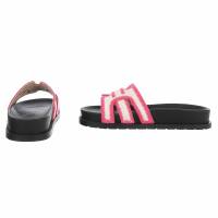 Damen Pantoletten - fushia