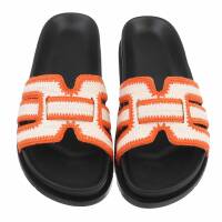 Damen Pantoletten - orange