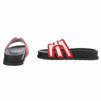 Damen Pantoletten - red