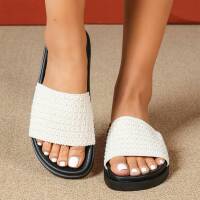 Damen Pantoletten - beige