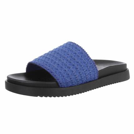 Damen Pantoletten - blue
