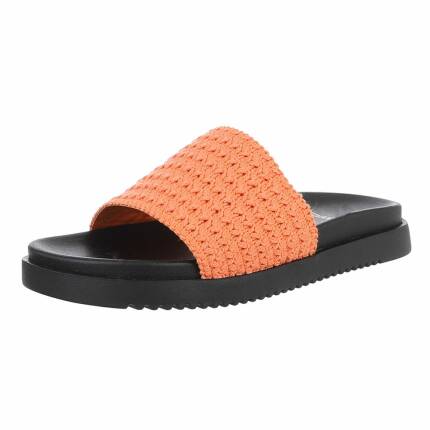 Damen Pantoletten - orange
