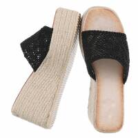 Damen Keilsandaletten - black