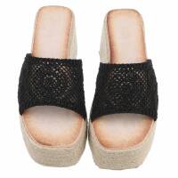 Damen Keilsandaletten - black