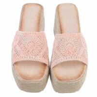 Damen Keilsandaletten - pink