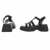Damen Keilsandaletten - black