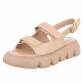 Damen Keilsandaletten - beige