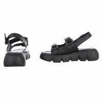 Damen Keilsandaletten - black