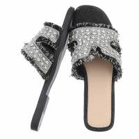 Damen Flache Sandalen - black