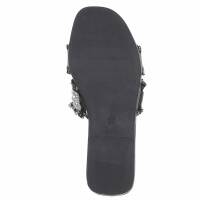 Damen Flache Sandalen - black