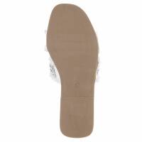 Damen Flache Sandalen - white