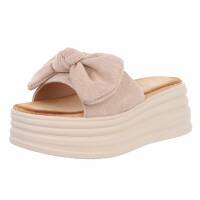 Damen Pantoletten - khaki