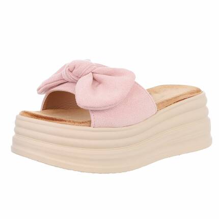 Damen Pantoletten - pink