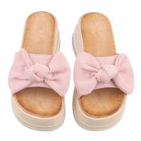 Damen Pantoletten - pink