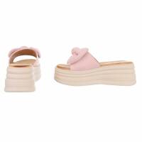 Damen Pantoletten - pink